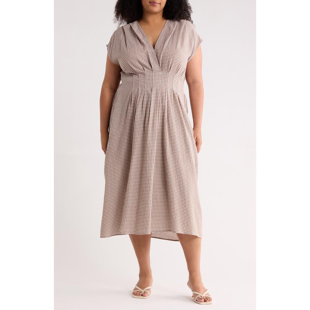 max brown dress Shop Ella Short Sleeve Dress (St Tropez Polka Dot)