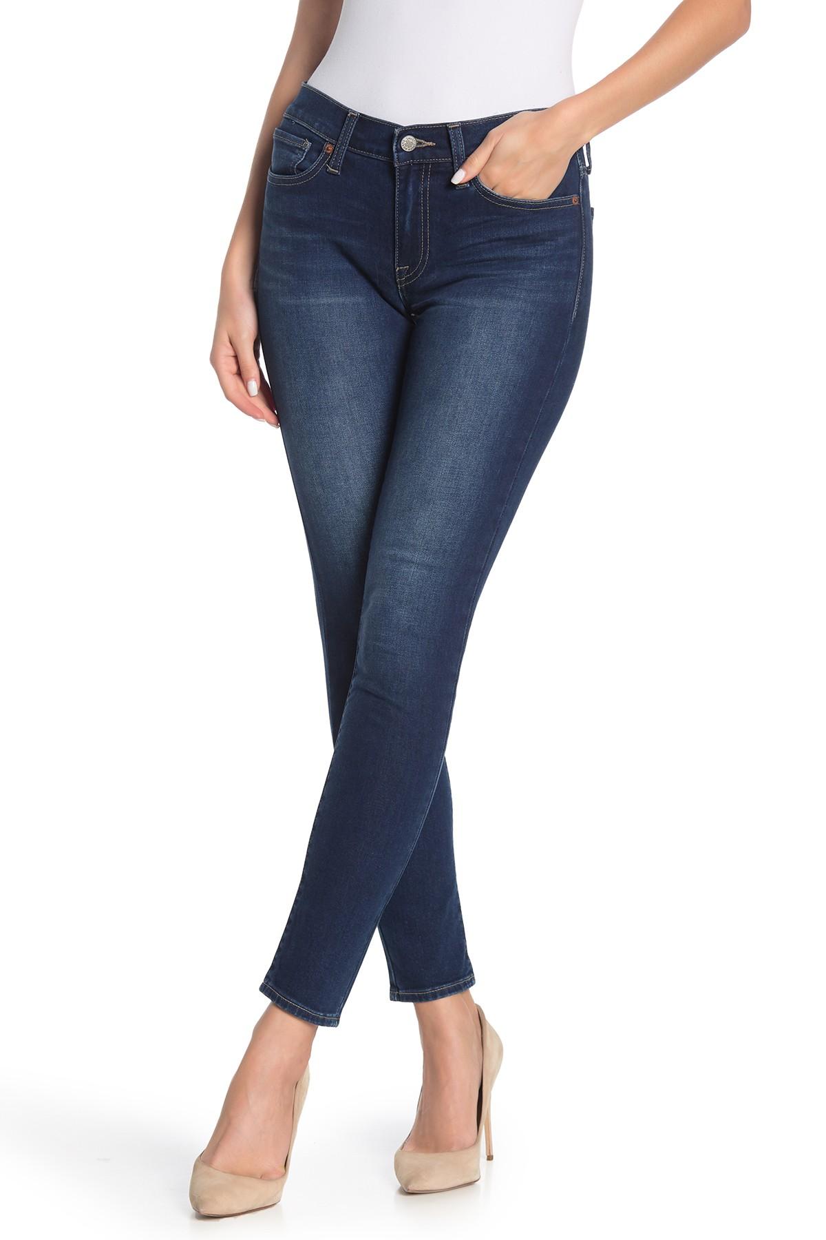 Lucky Brand Cotton Brooke Ankle Skinny Jeans in Blue - Lyst