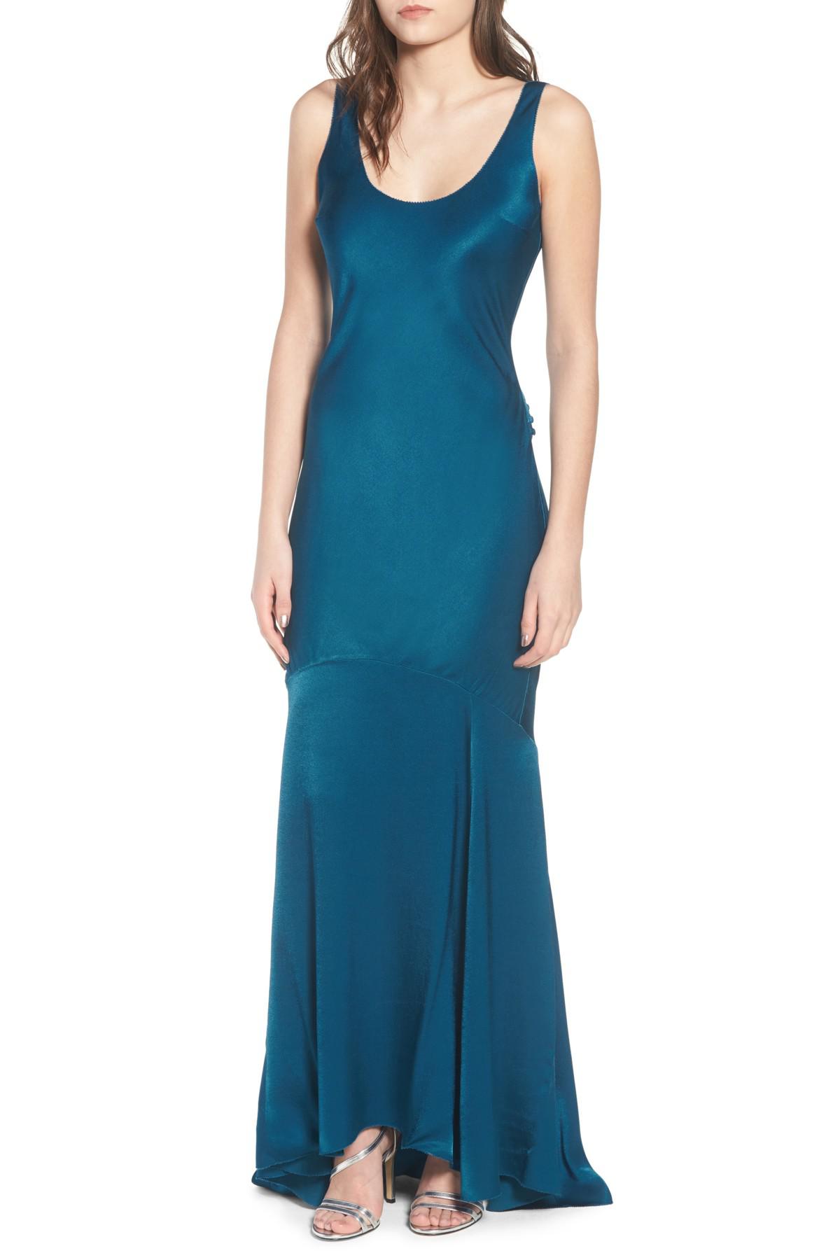 topshop fishtail dress