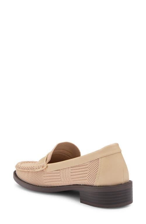 Taryn Rose Knit Penny Loafer in Natural Lyst