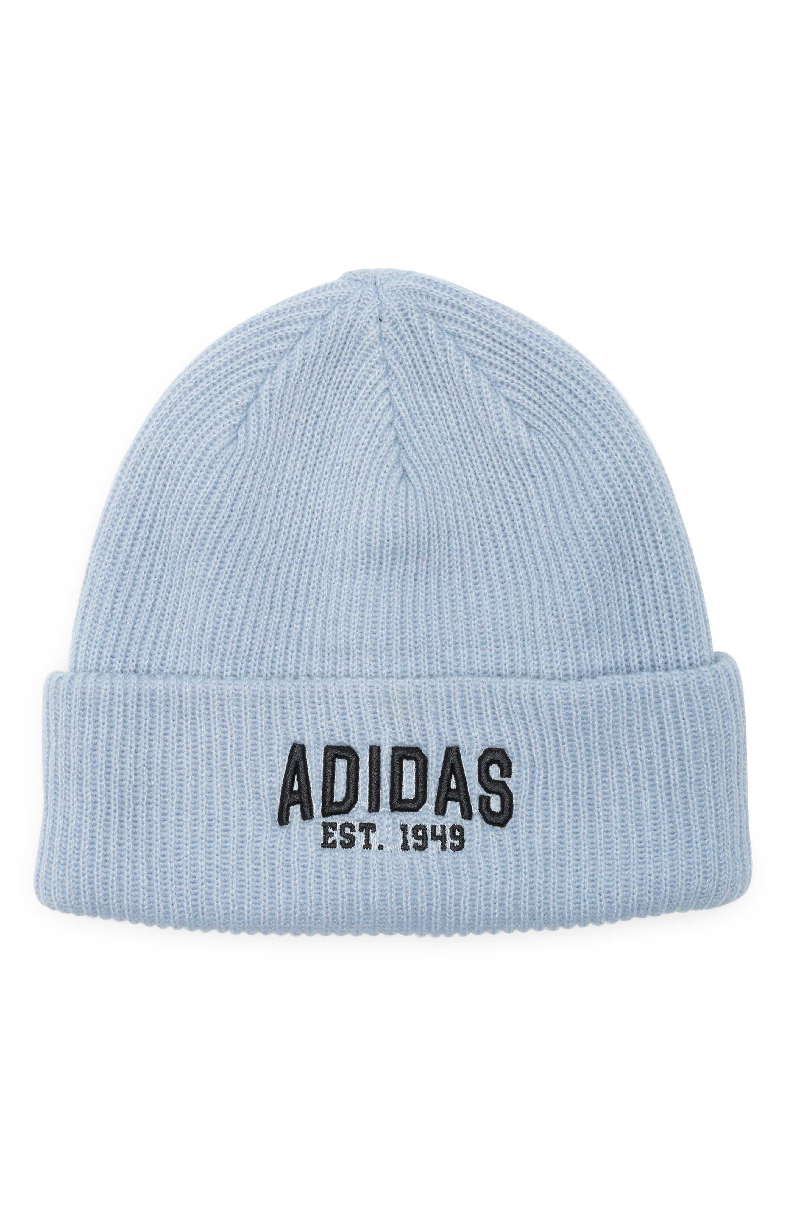 adidas Foundation Rib Beanie in Blue for Men | Lyst