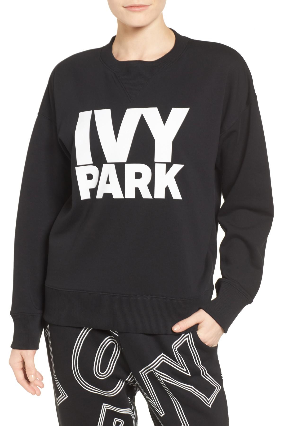 Lyst - Ivy Park Logo Sweatshirt in Black1200 x 1800