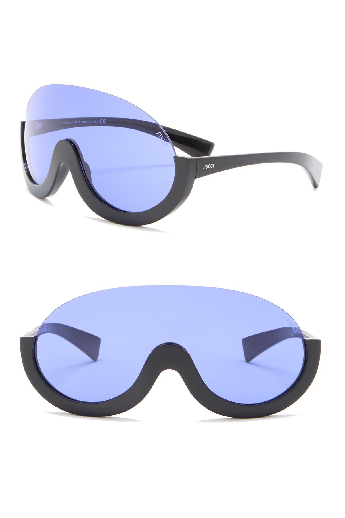 retro shield sunglasses