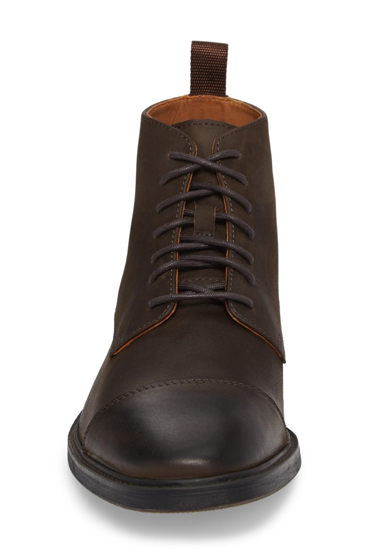 the rail derek cap toe boot