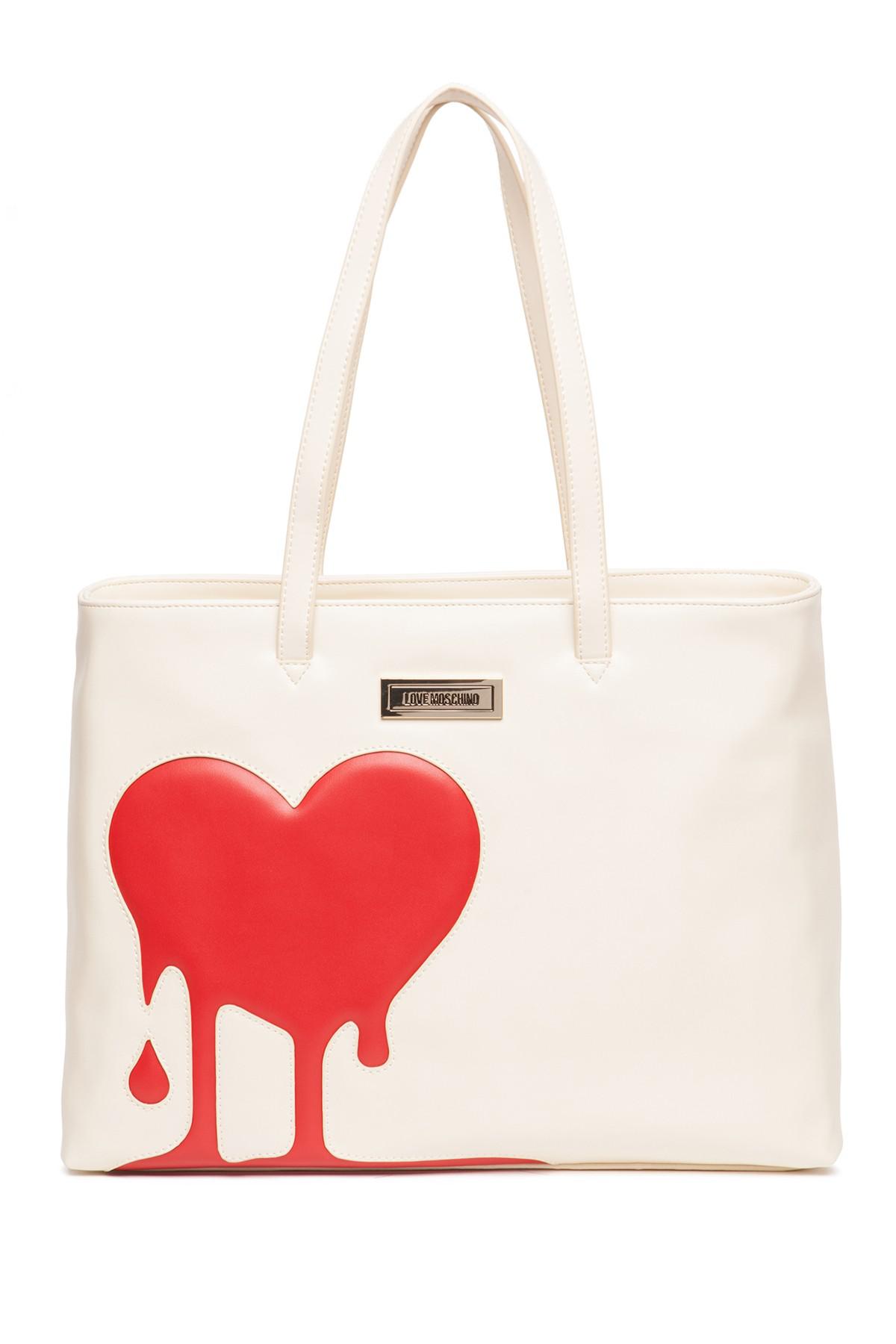 love moschino bag heart