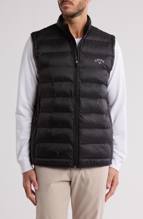 Callaway Golf Full Zip Puffer Vest in Black for Men Lyst