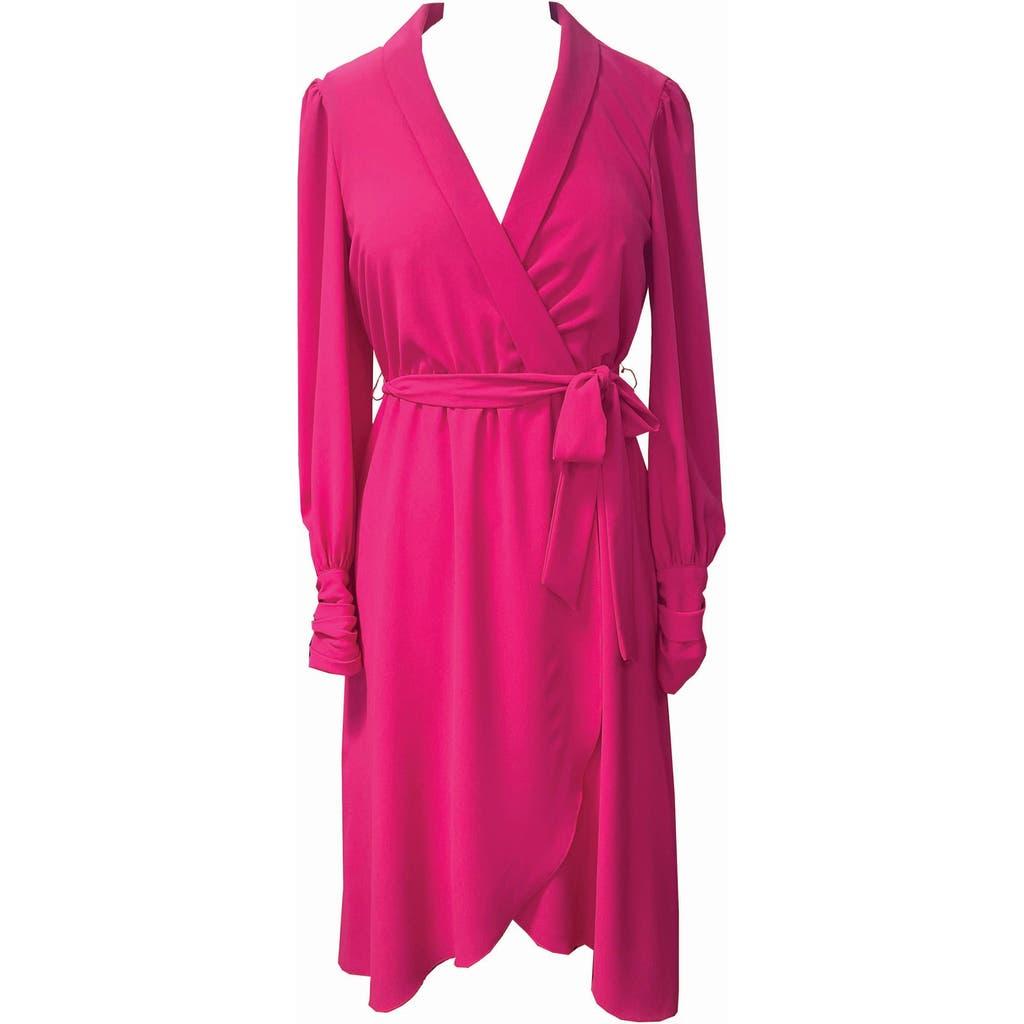Designer Pink Long Sleeve Wrap Dresses for Women - Up to 81% off | Lyst -  Page 2