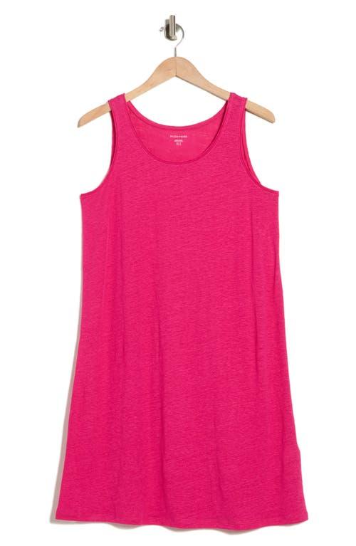 linen maxi dress women Linen Strap MAXI Dress ADELE In Raspberry S / Grey main image 1