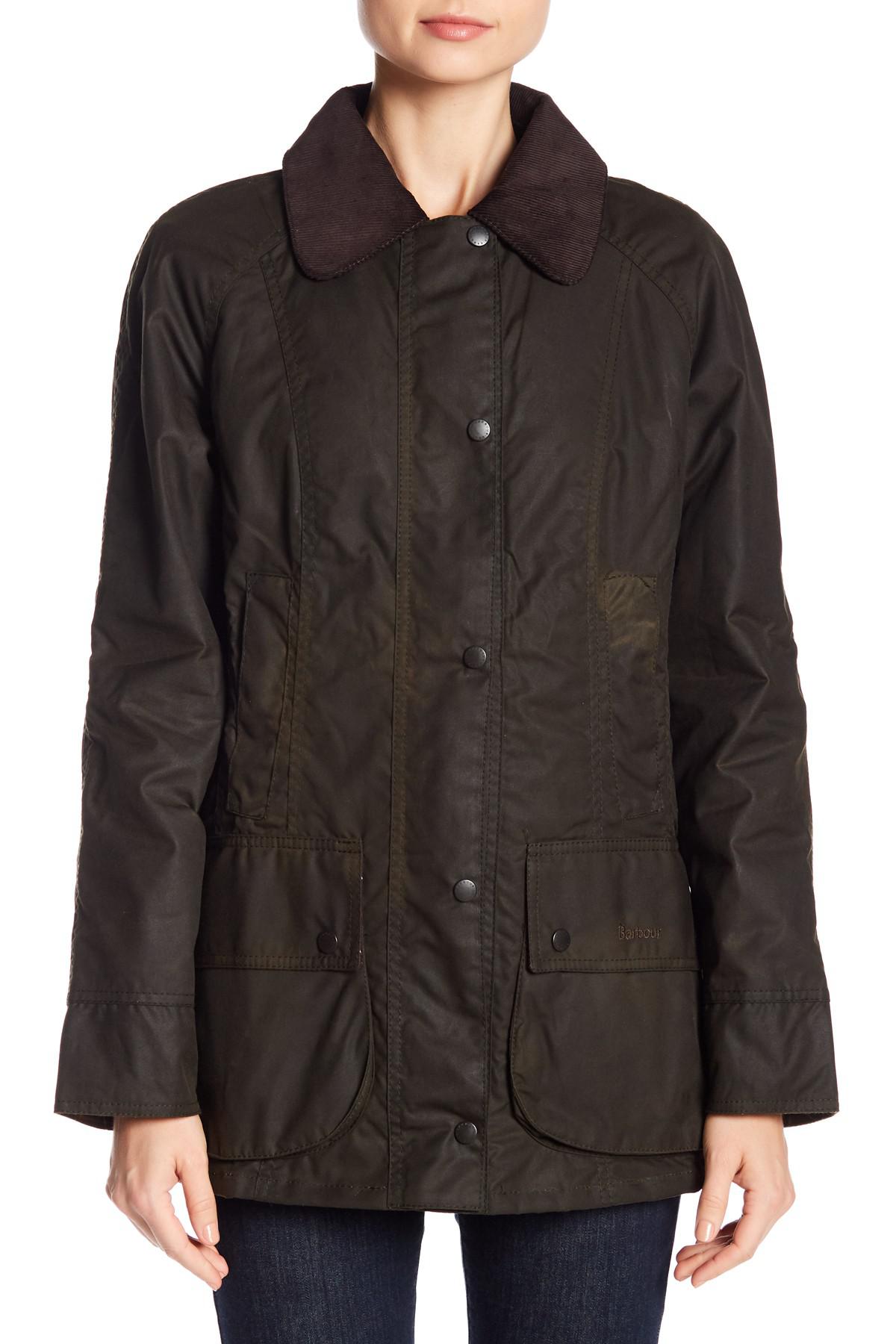 barbour beadnell wax jacket olive