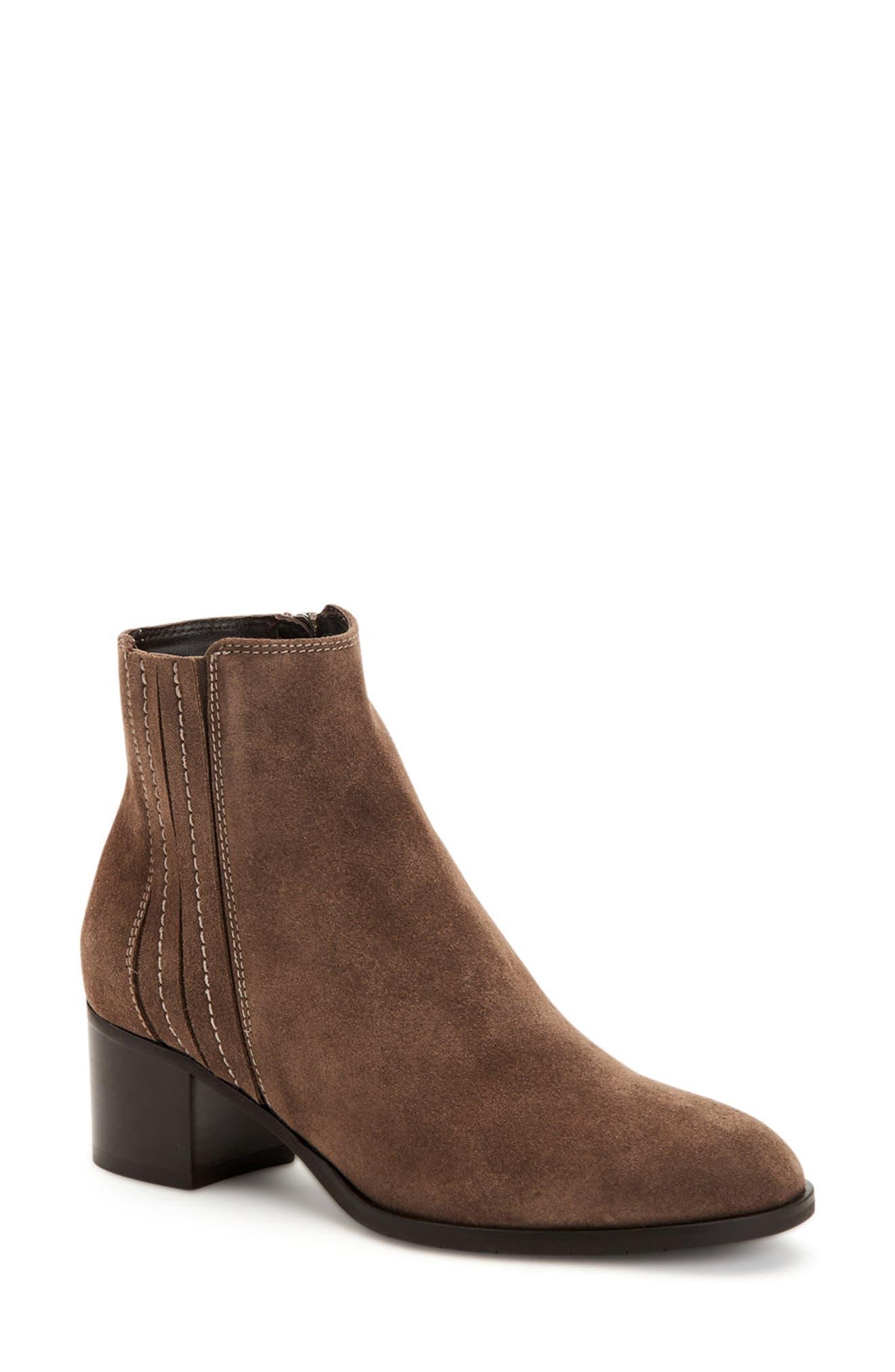 Aquatalia Naiya Ankle Bootie in Brown Lyst