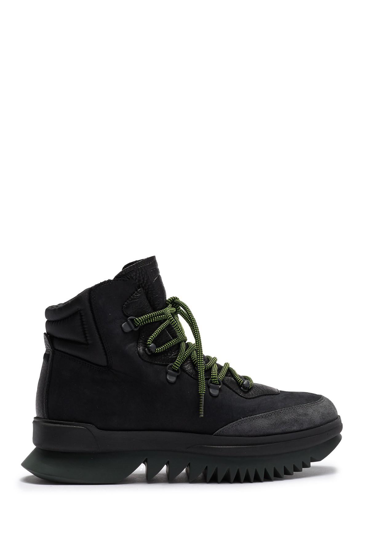 camper rex leather & suede boot