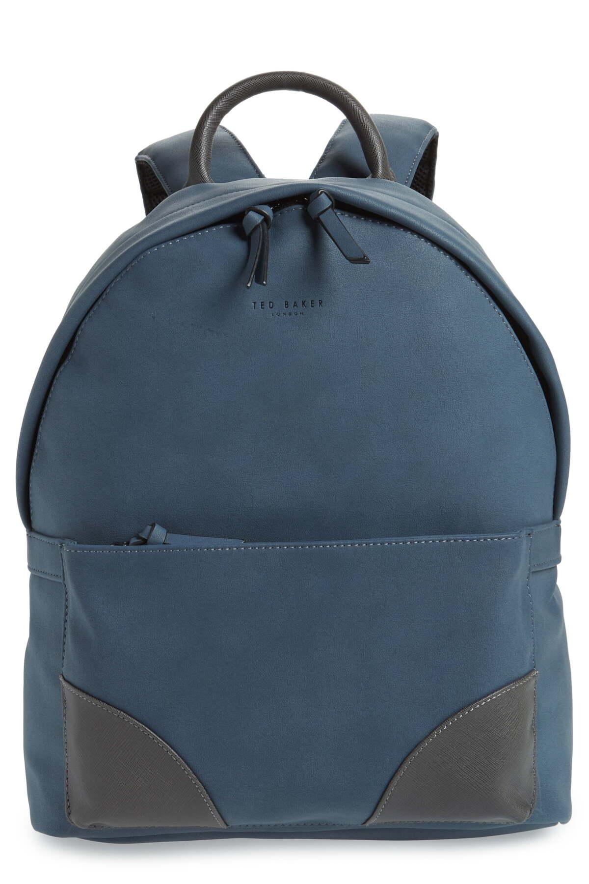 ted baker blue backpack