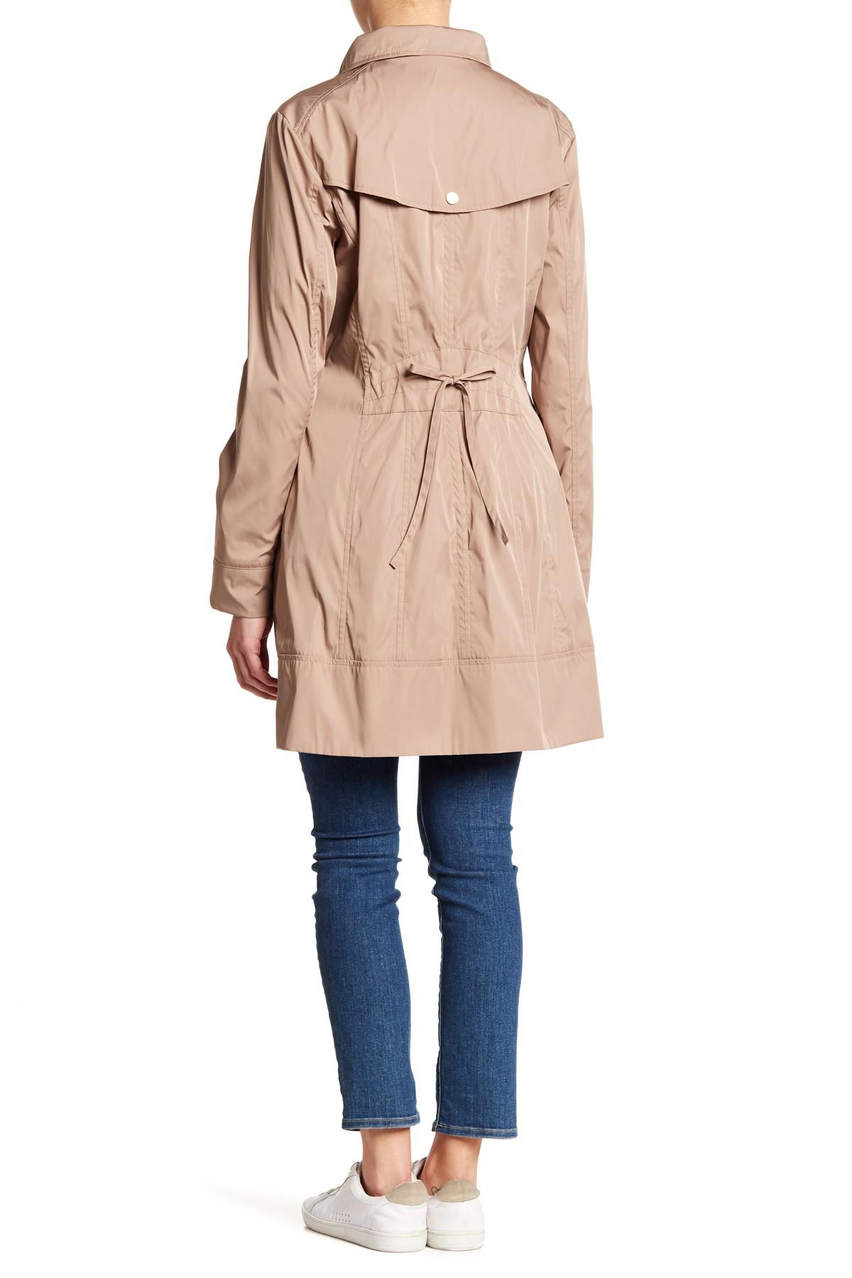 cole haan double face packable rain jacket