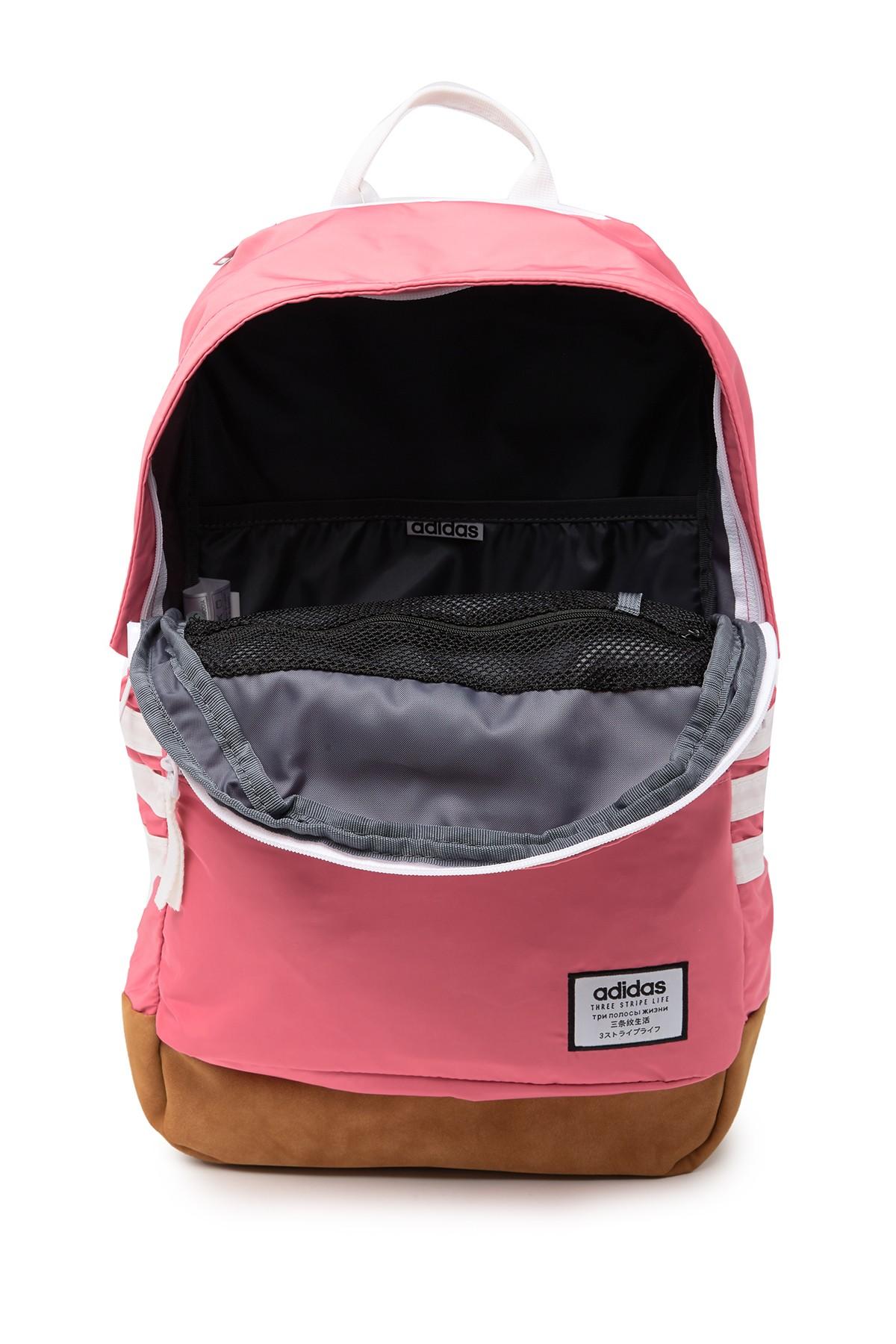 adidas classic 3s backpack pink