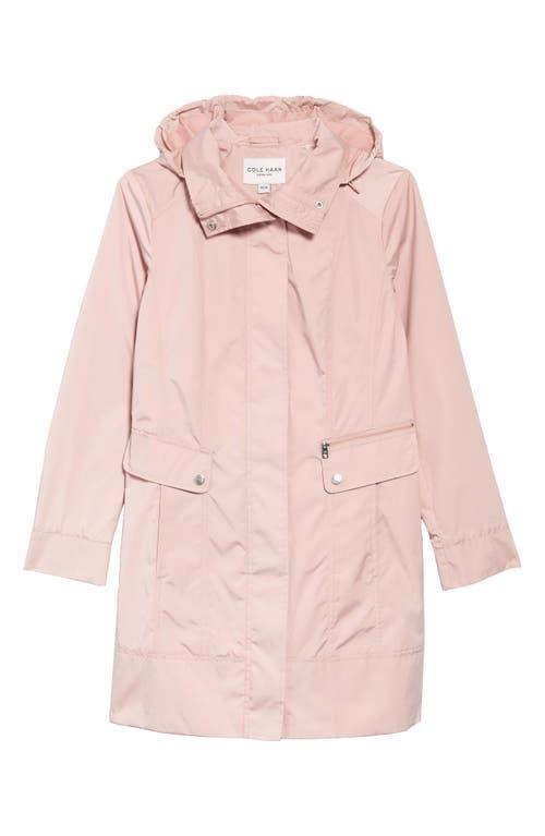 Cole Haan Back Bow Packable Hooded Raincoat in White Lyst