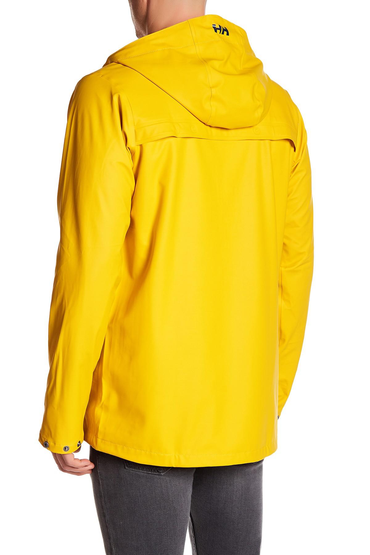 Helly Hansen Synthetic Lerwick Rain Jacket in Yellow for Men Lyst