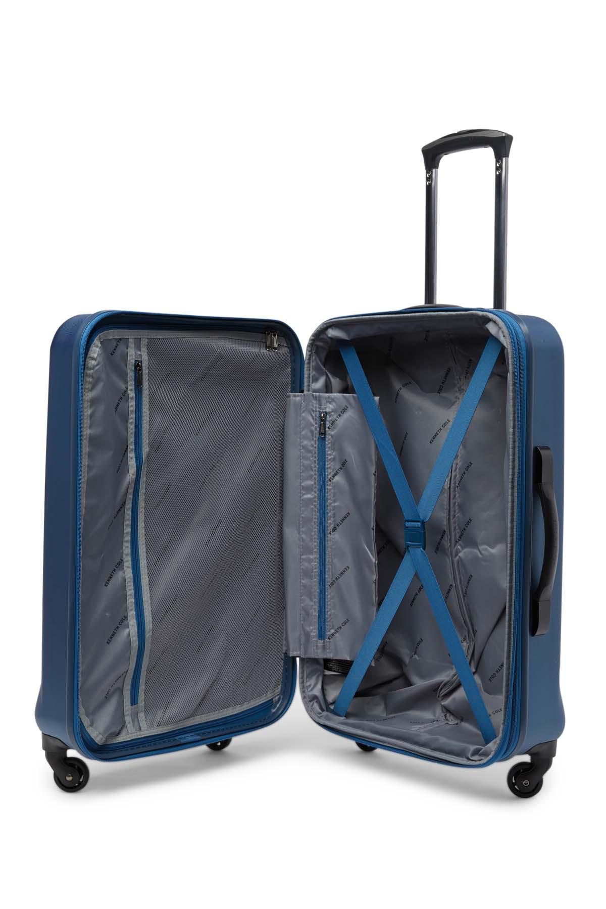 Cole Reaction Lift Off 24" Expandable Spinner Luggage in Blue