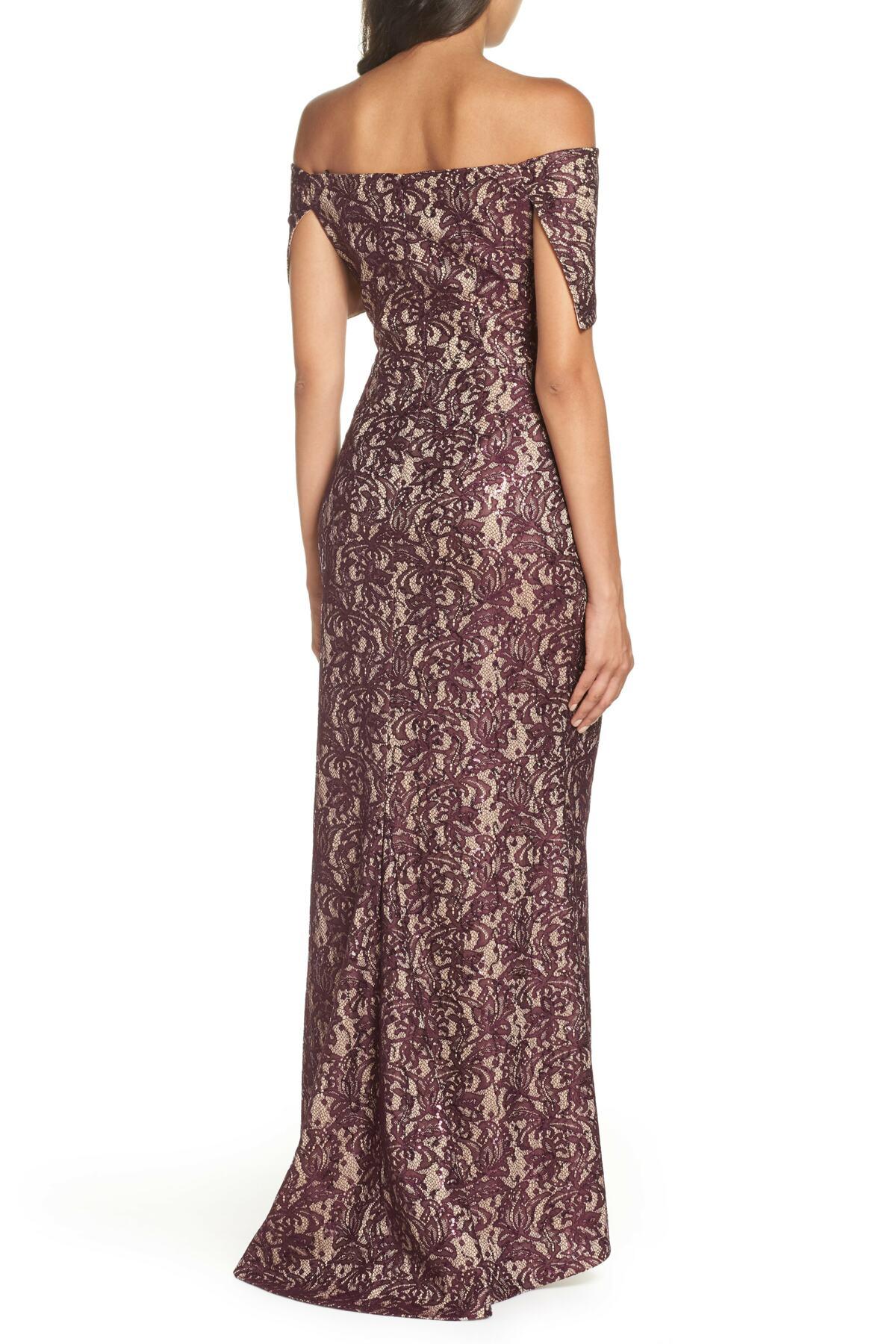 vince camuto sequin gown