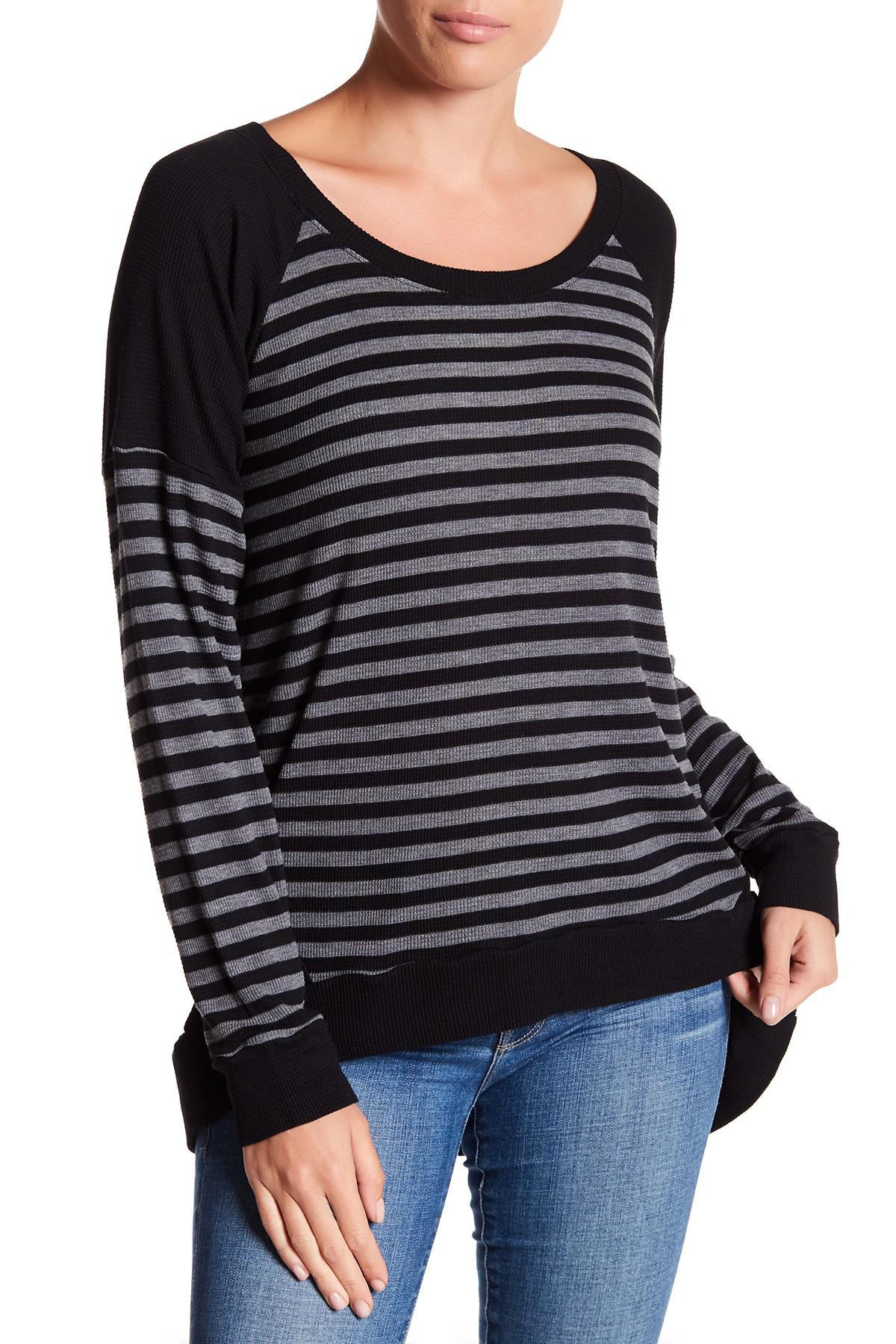 Lyst Michael Stars Raglan Sweater in Black