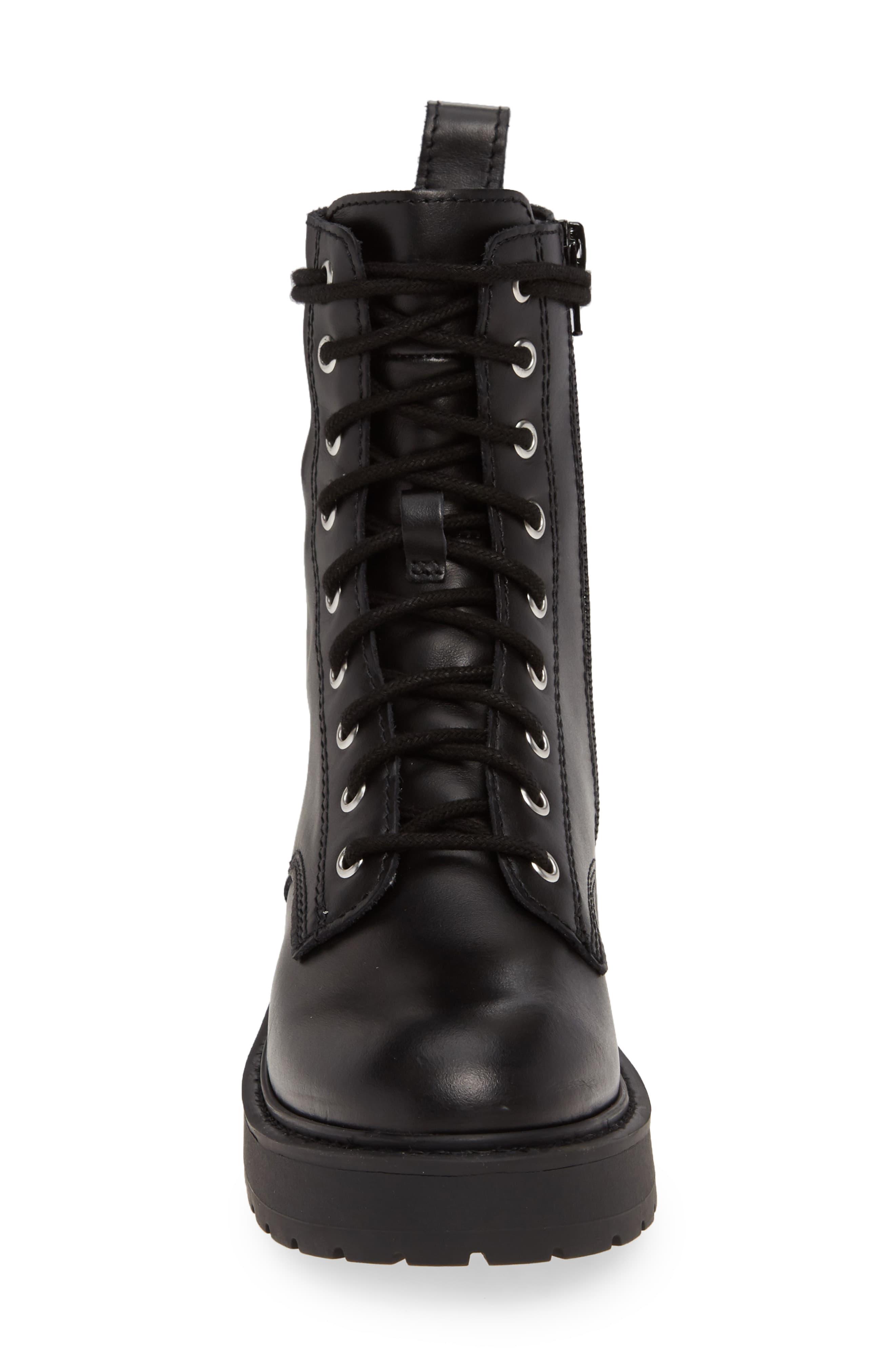 Steve Madden Tornado Combat Boot in Black | Lyst