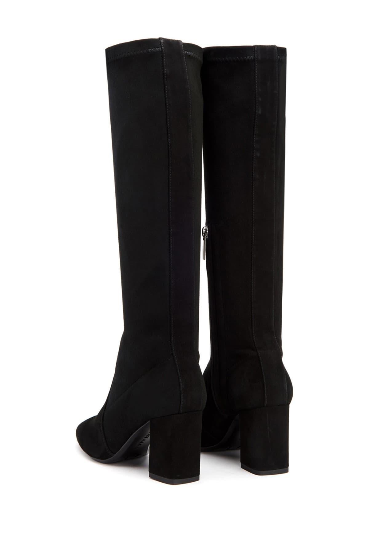 aquatalia black suede boots