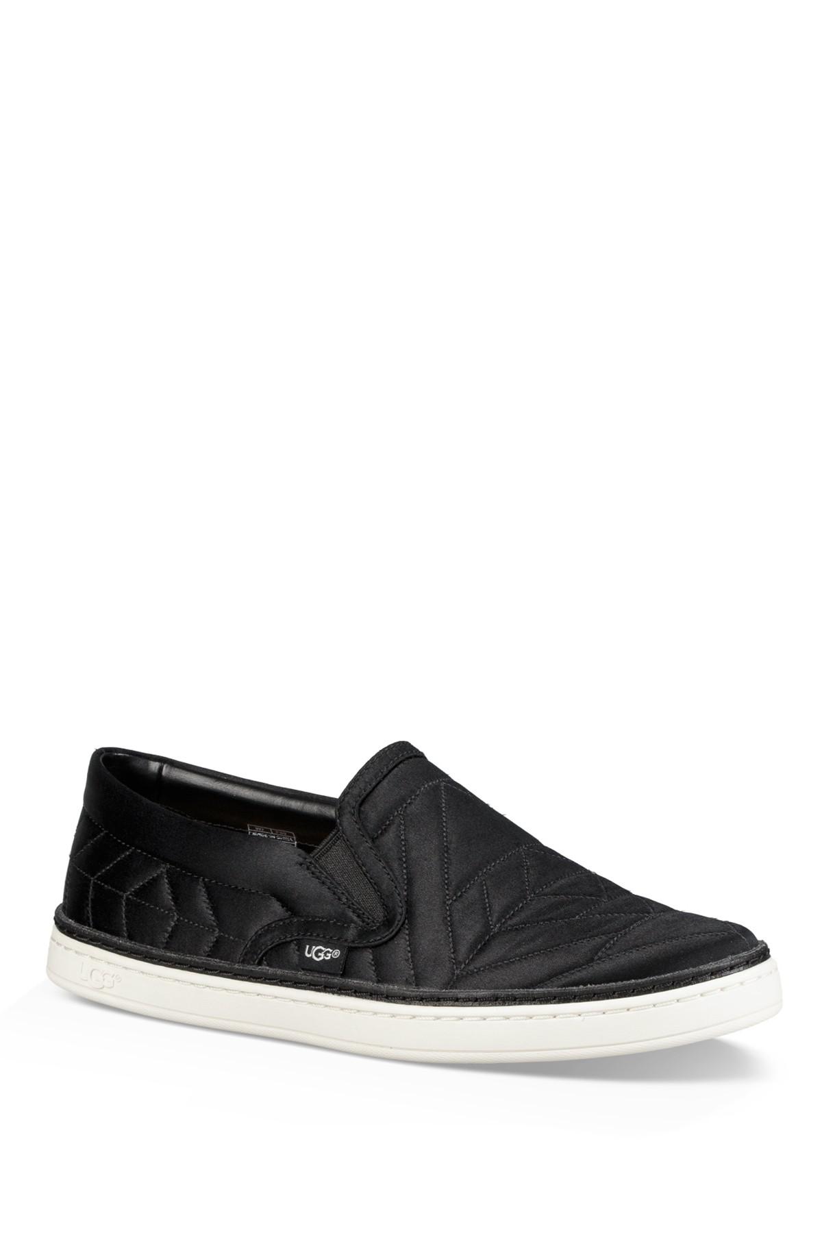 UGG Leather Soleda Quilted Sneaker in 