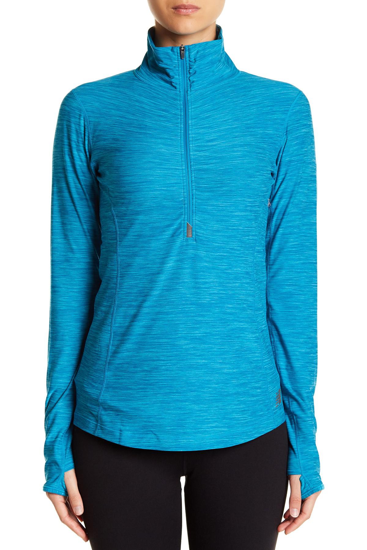 Download New Balance Synthetic Half Zip Long Sleeve Moisture ...