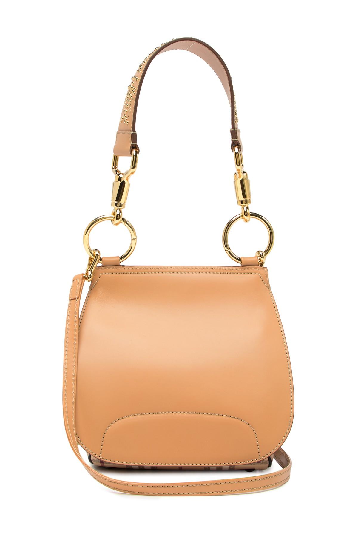 Burberry saddle clearance bag