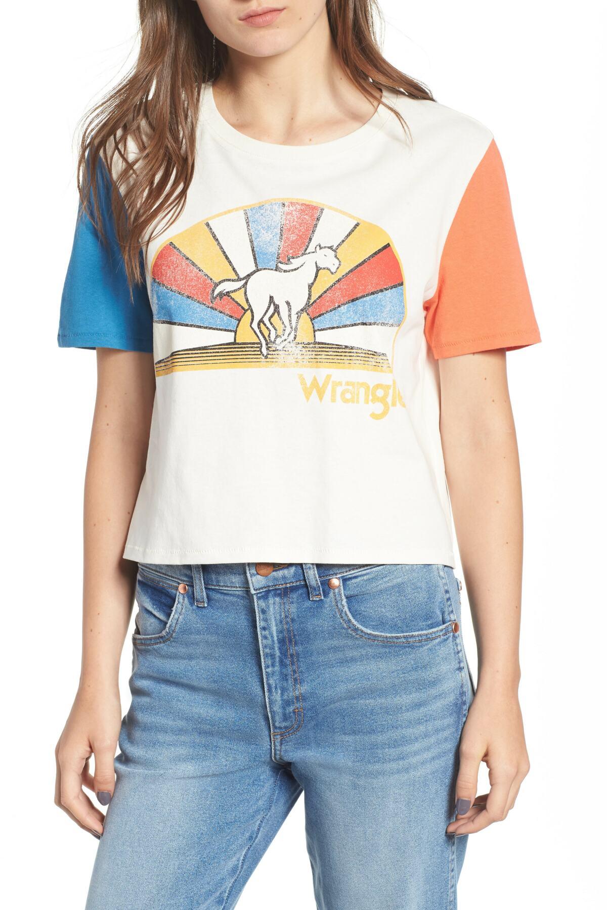 wrangler t shirt womens