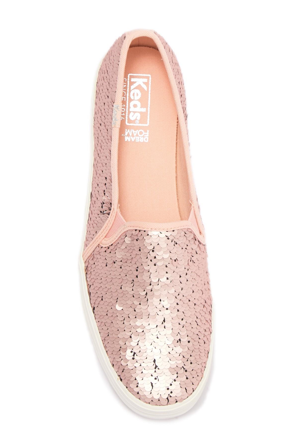 keds triple decker reverse sequin