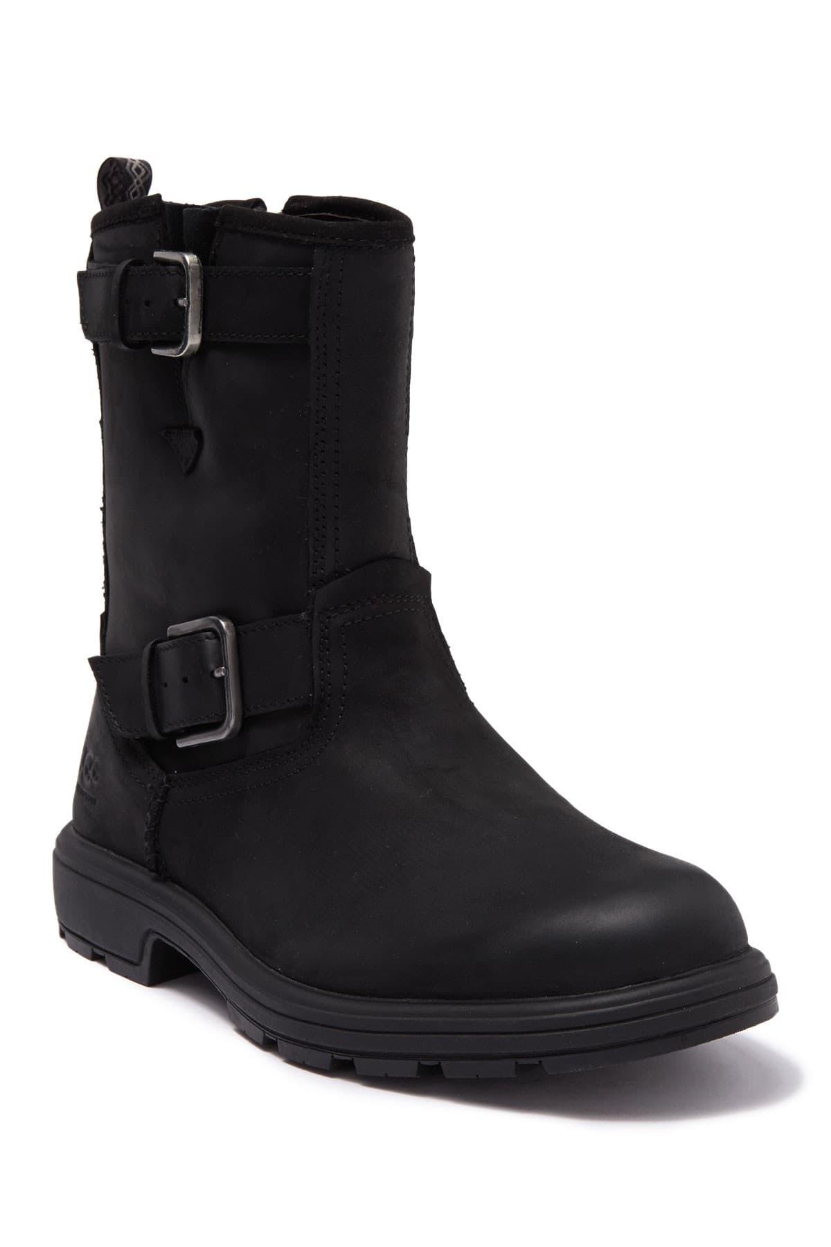 UGG Biltmore Moto Leather Boot in Black for Men | Lyst