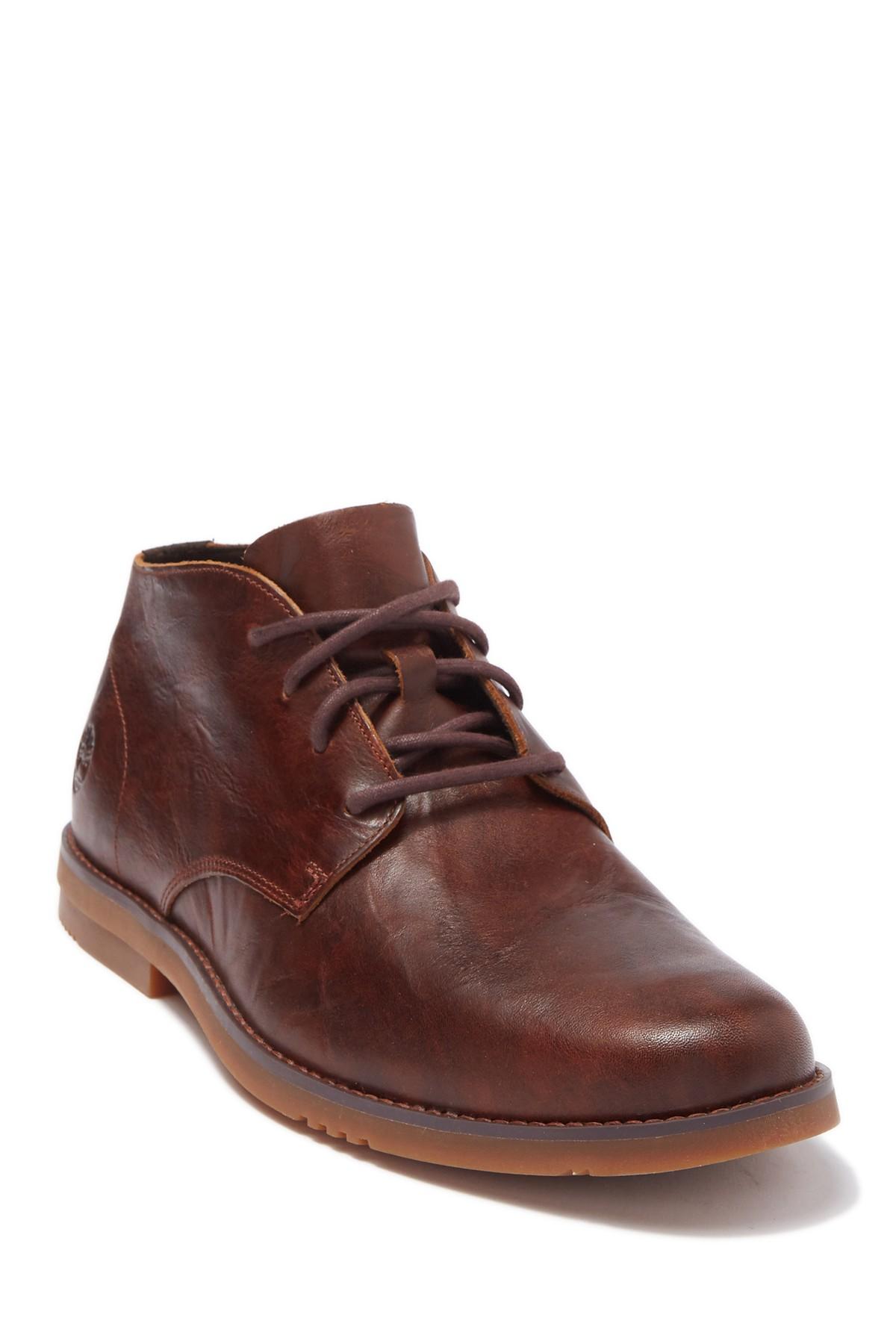 Timberland Leather Yorkdale Chukka in Brown for Men - Lyst
