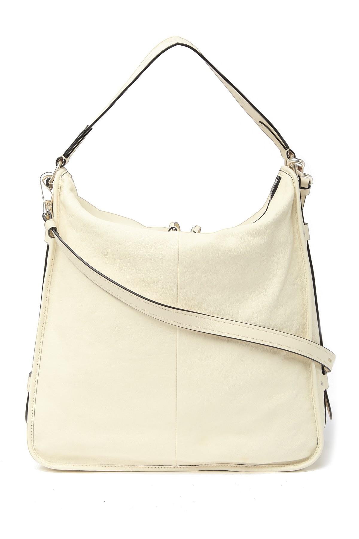 Rag & Bone Field Hobo Leather Shoulder Bag in Antique White (White) Lyst