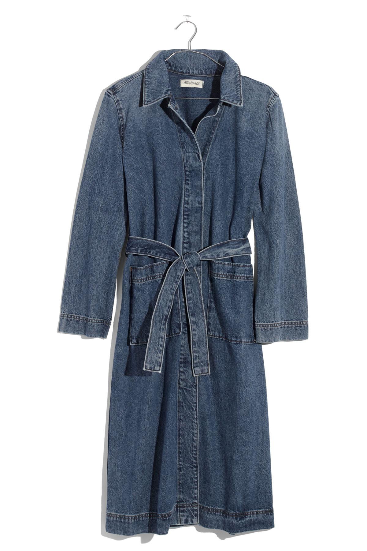 Madewell Denim Duster in Blue Lyst