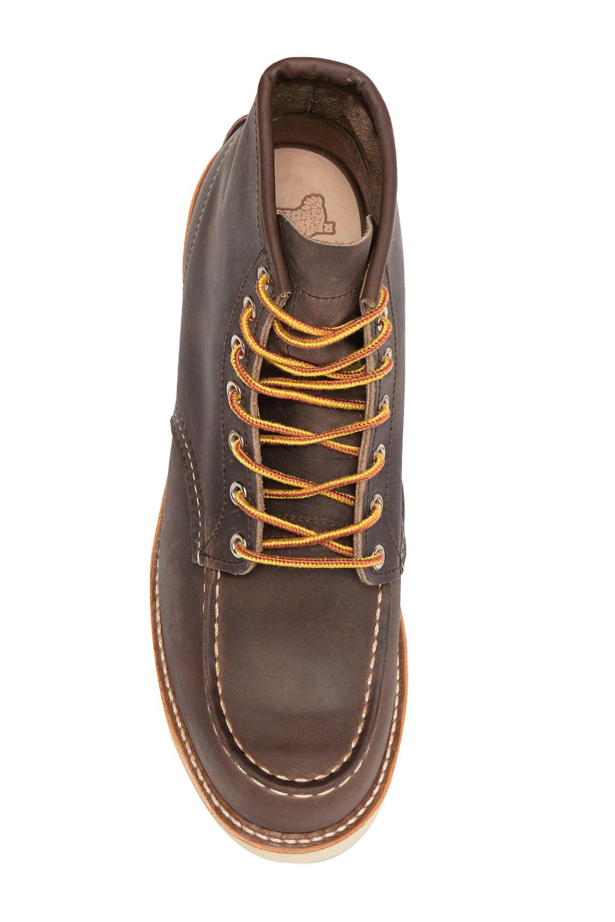 red wing moc toe factory second