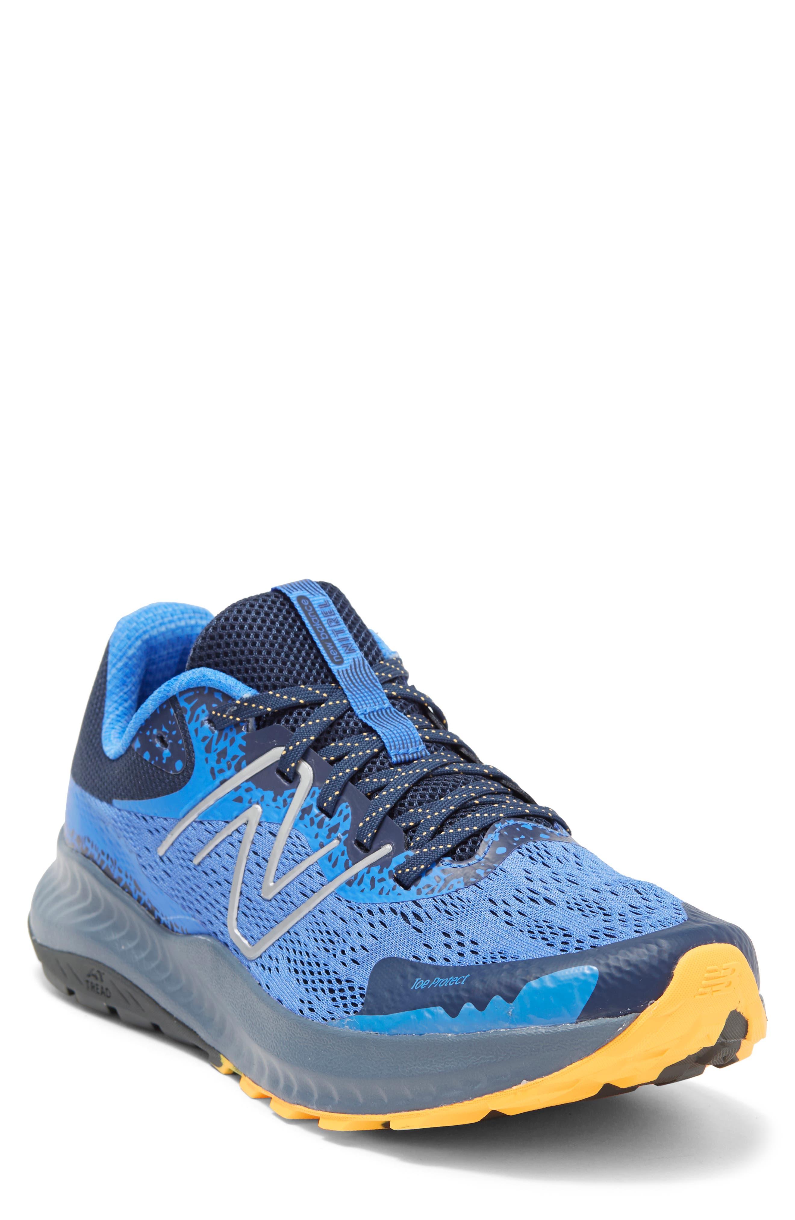 New Balance Dynasoft Nitrel V5 Trail Running Shoe in Blue for Men | Lyst