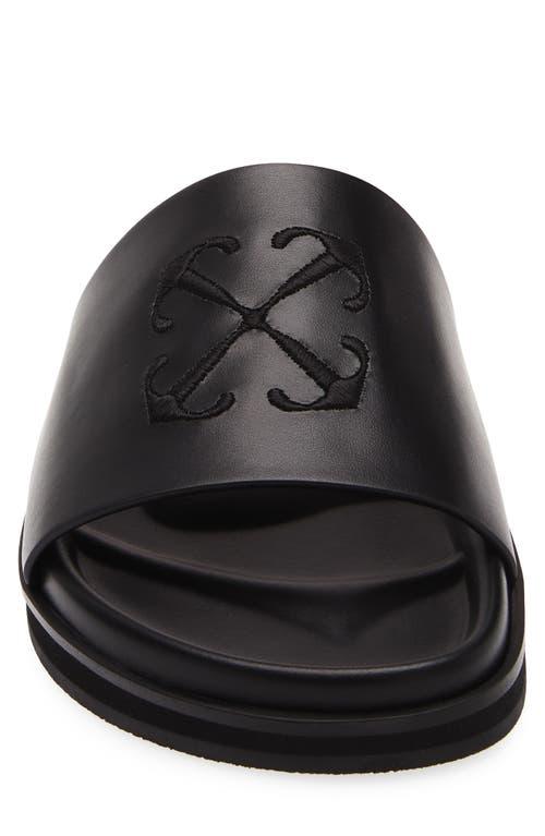 Off-White c/o Virgil Abloh Cloud Arrow Slide Sandal in Black