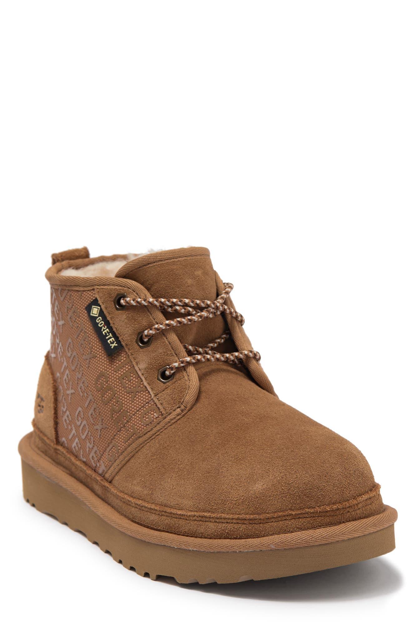 shearling lined chukka boots