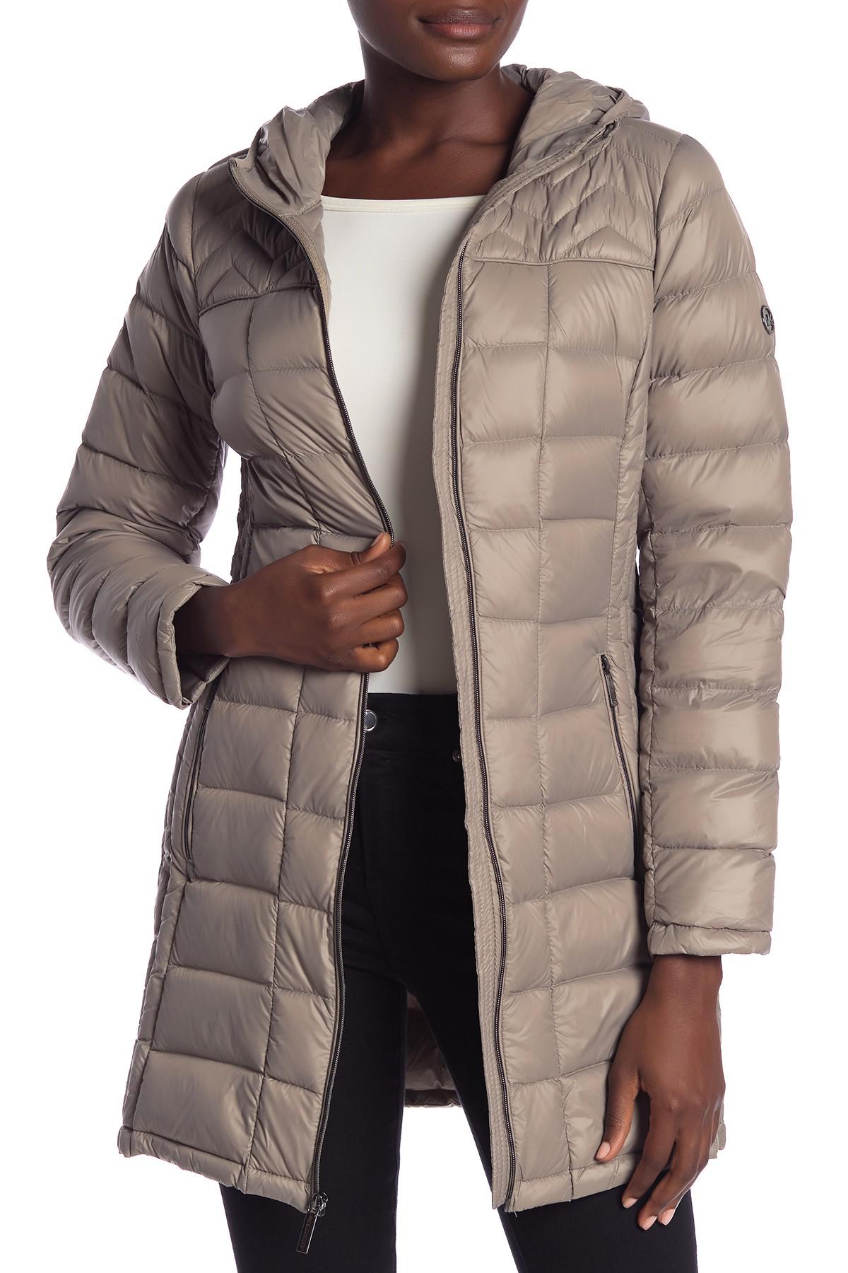 Zip Quilted Puffer Jacket - Lyst