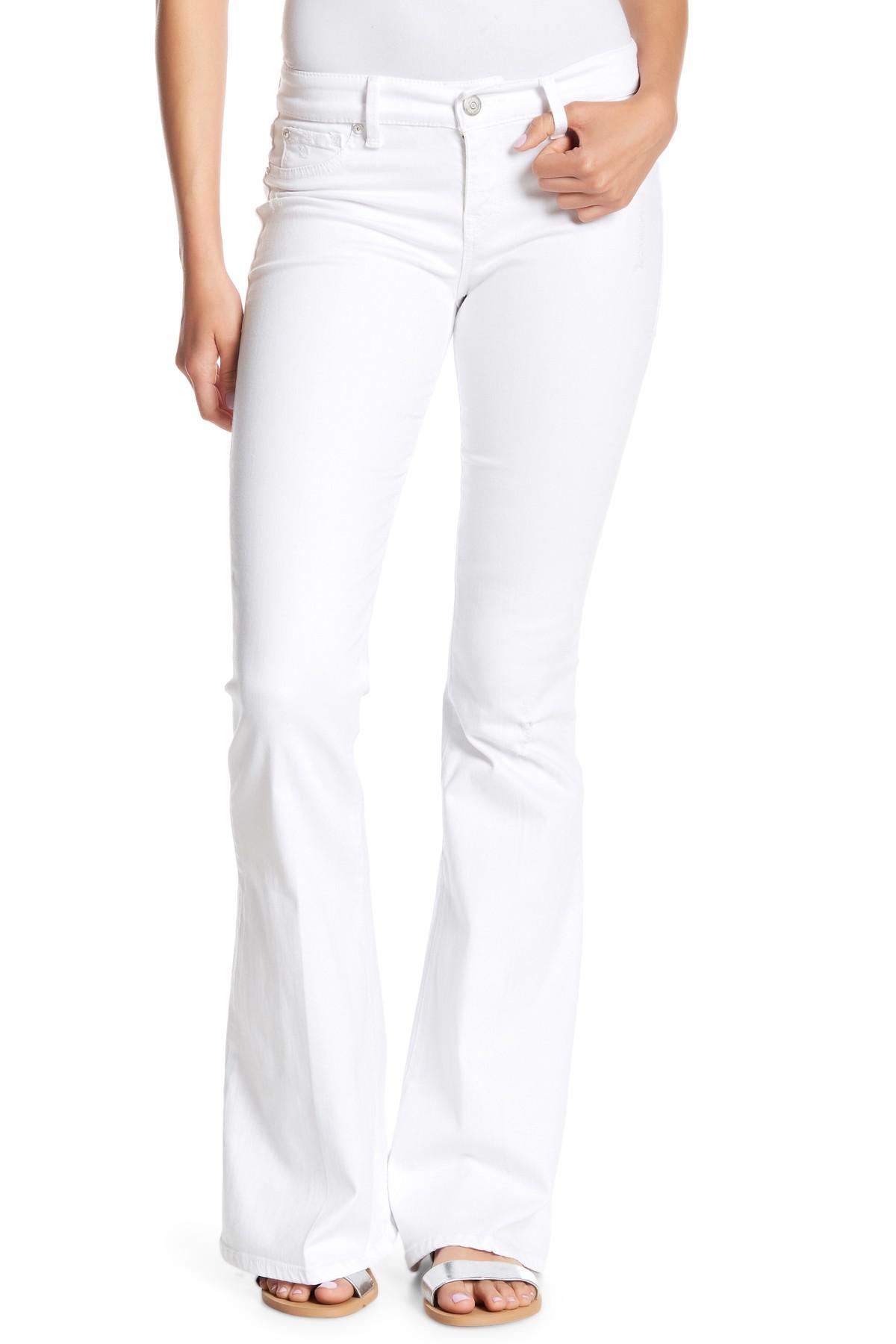 Level 99 Cotton Dahlia Flare Jean in 