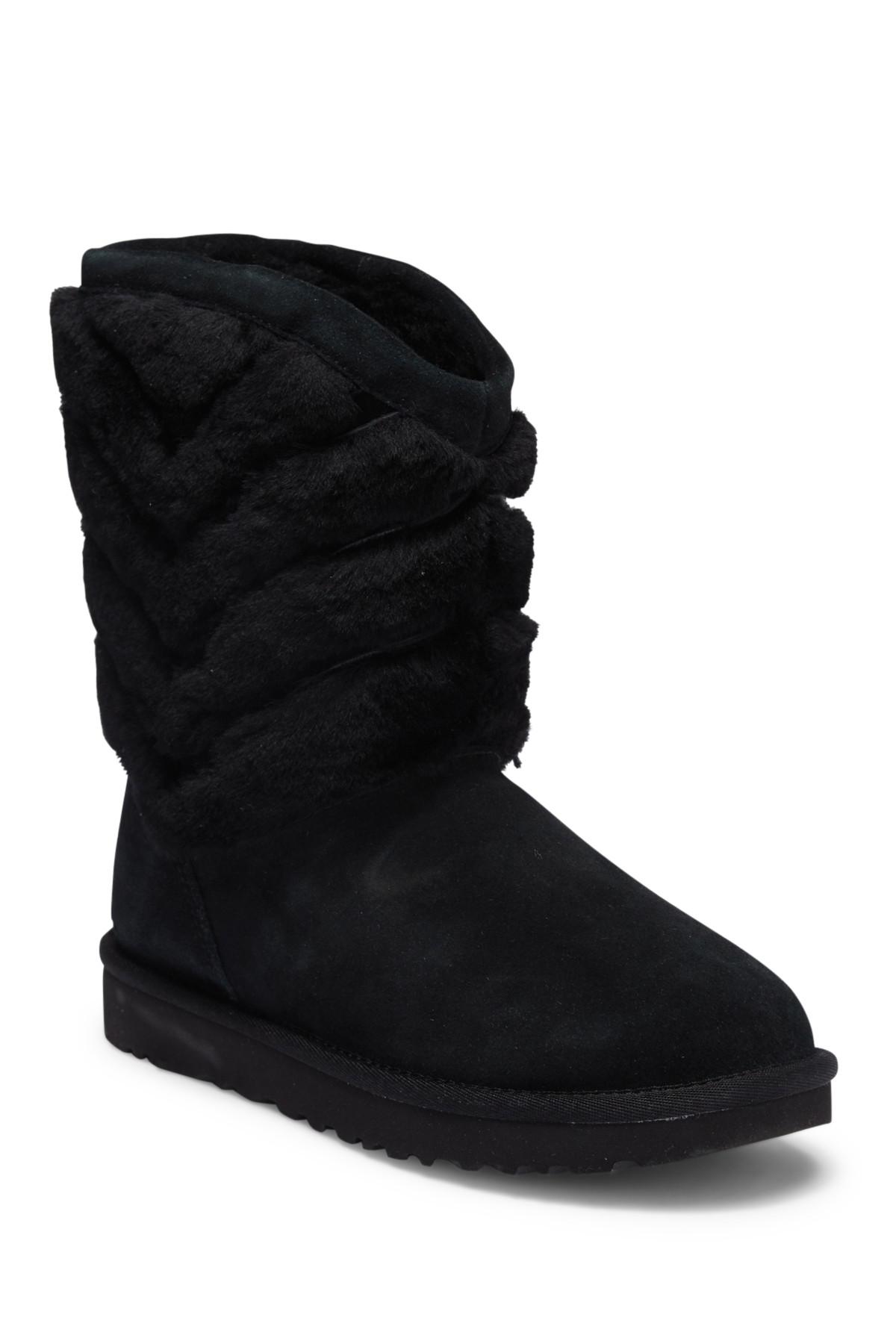 ugg tania genuine shearling suede boot