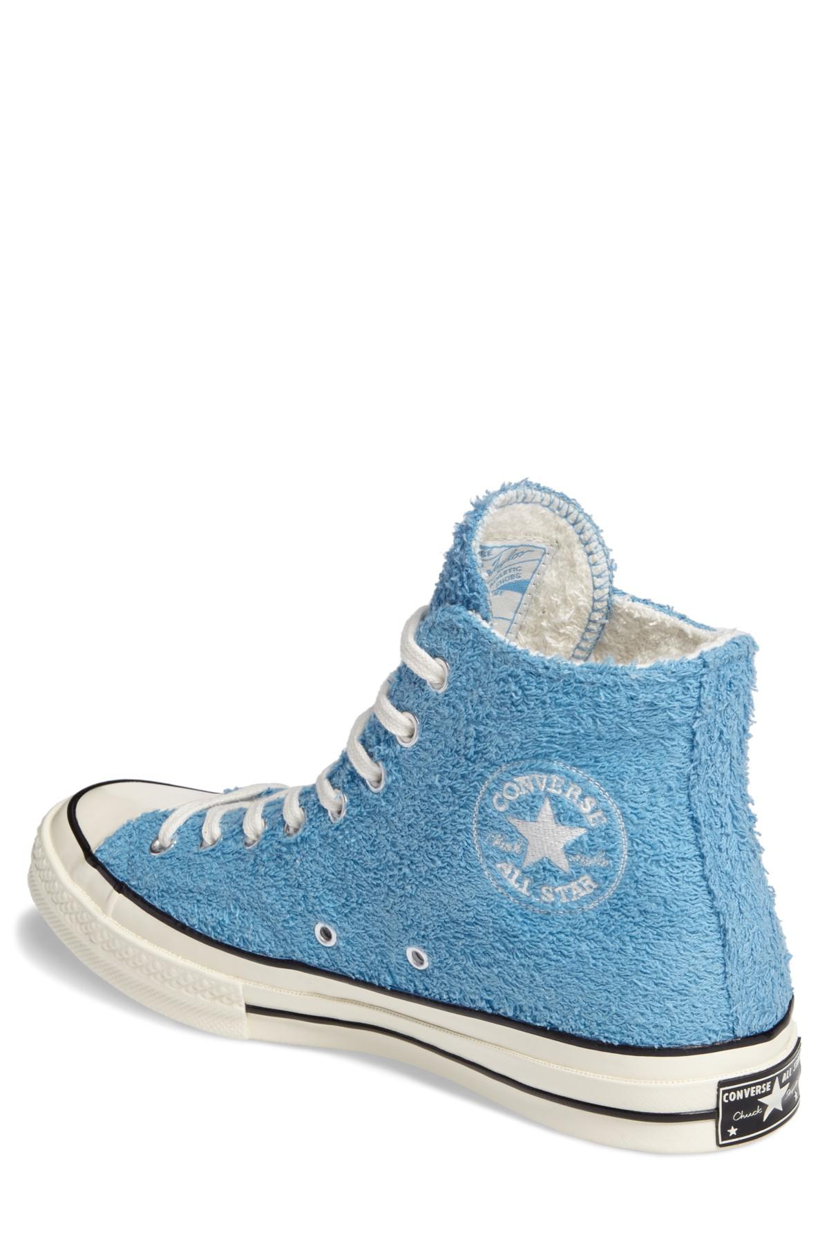 Converse Chuck Taylor All Star Terry Cloth Hi Sneaker in Blue for Men | Lyst