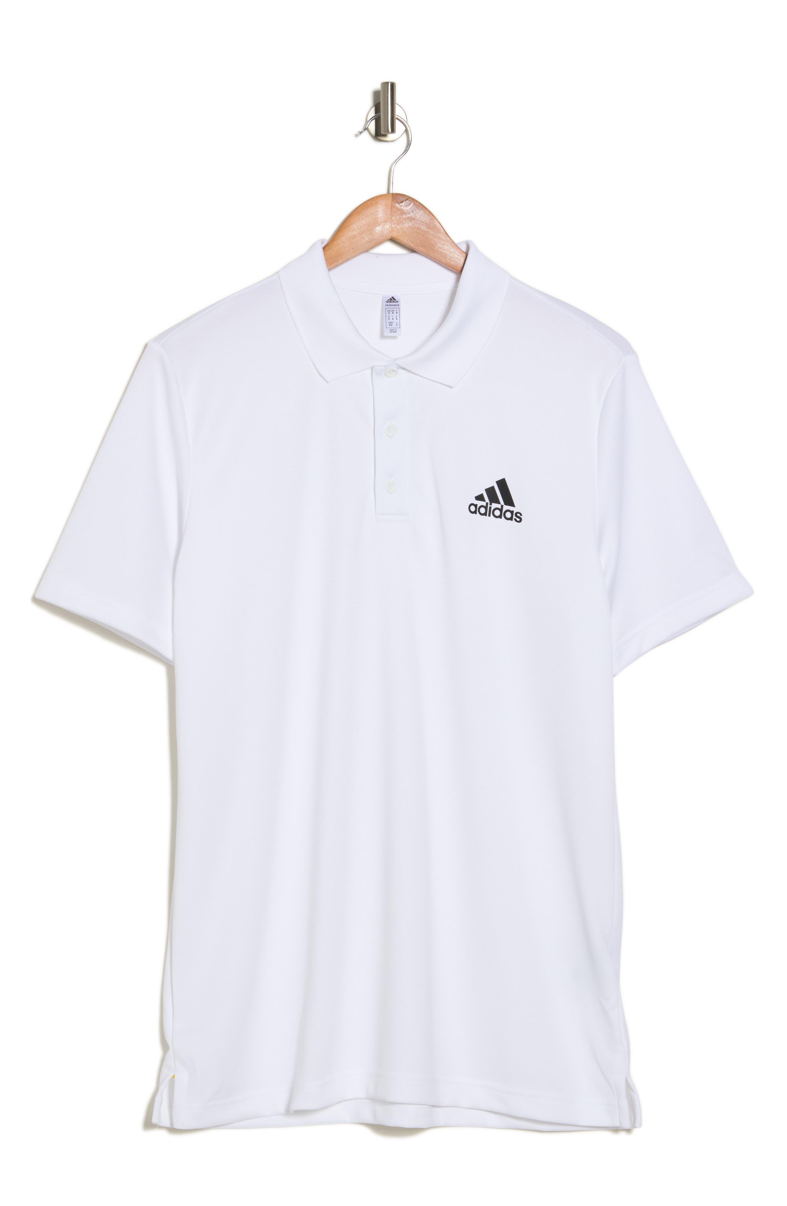 adidas D2m Climacool Polo Shirt in White for Men | Lyst