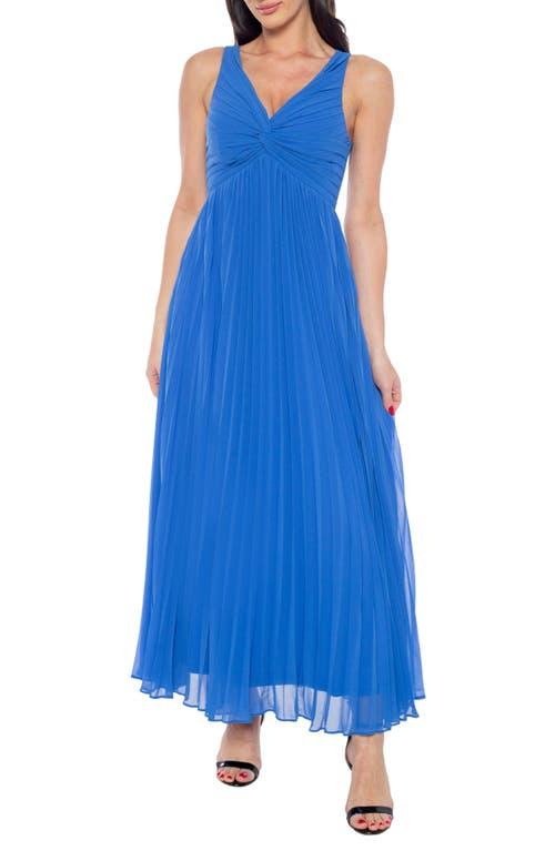buffalo 66 blue dress Pleated Chiffon Tiered Midi Dress
