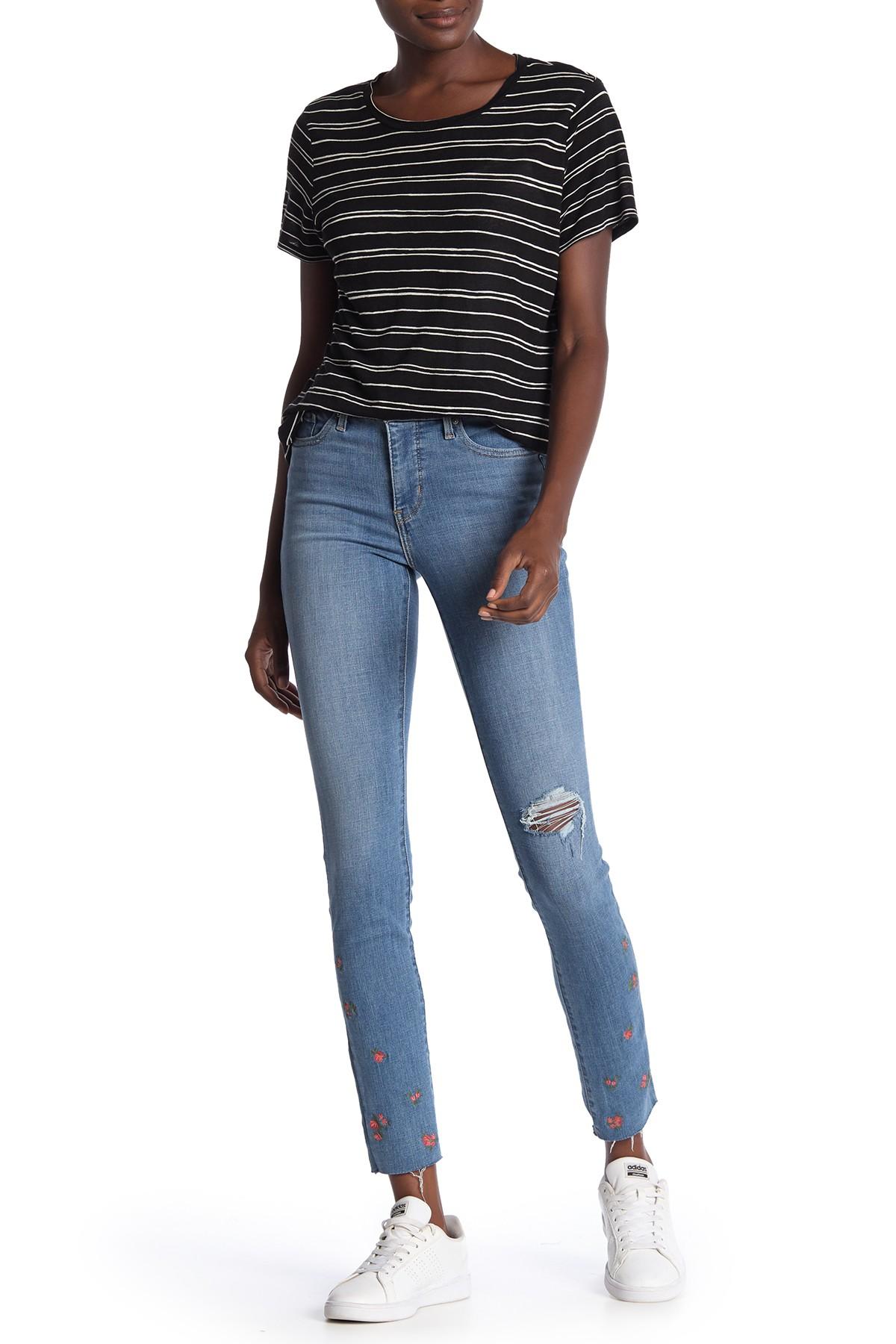 levi's floral jeans