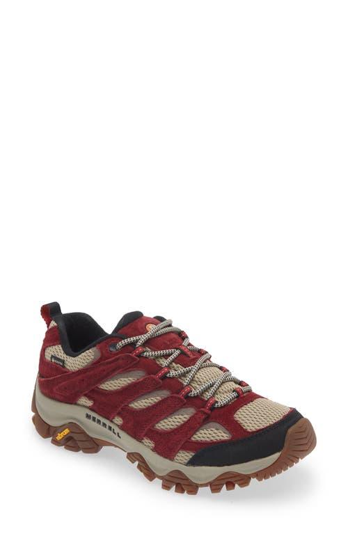 Merrell Moab 3 Gore-Tex Waterproof Hiking Shoe in Red | Lyst display picture 3