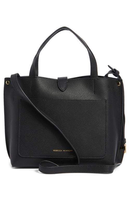 Rebecca Minkoff Megan Mini Tote Crossbody Bag in Black Lyst