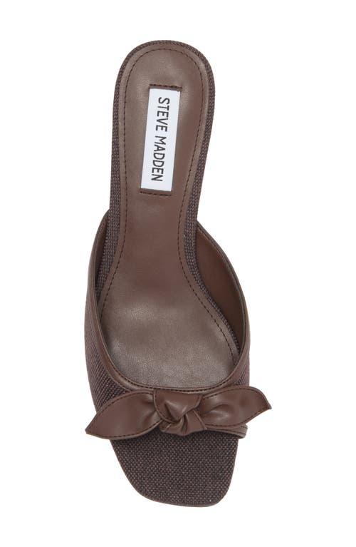 【レディース】Steve Madden Calix Mule サンダル Steve Madden Calix Mule Sandal in Brown | Lyst