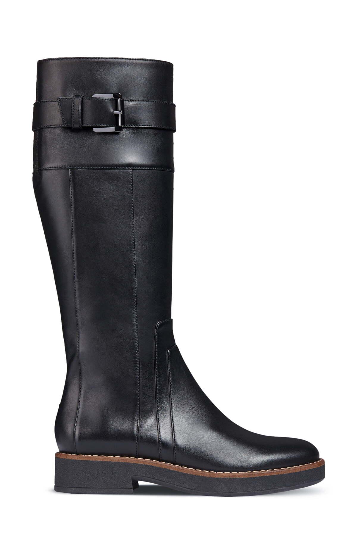 Geox Rubber Adrya Boot in Black - Lyst