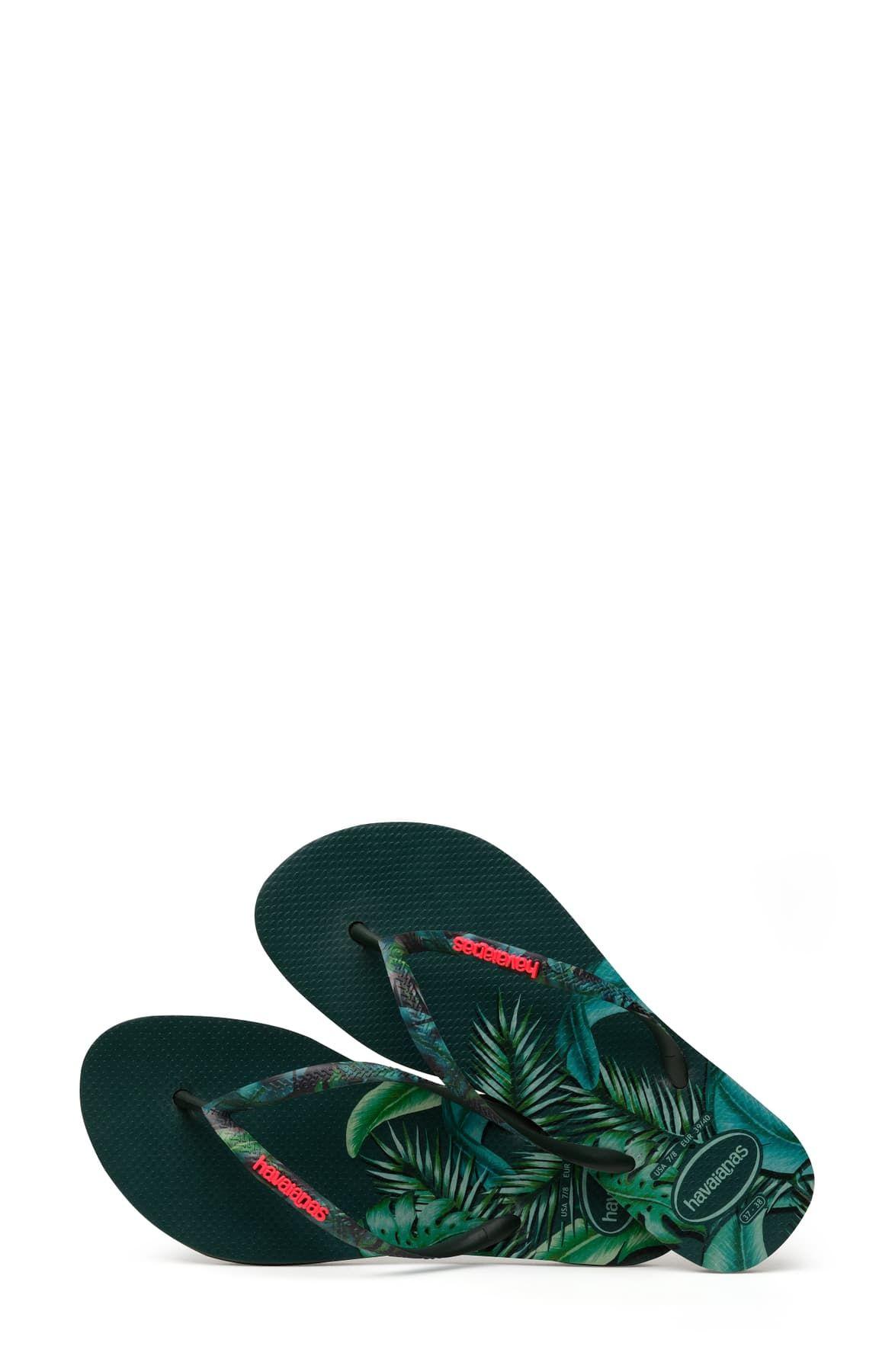 Havaianas Slim Sensation Flip Flops in Green | Lyst
